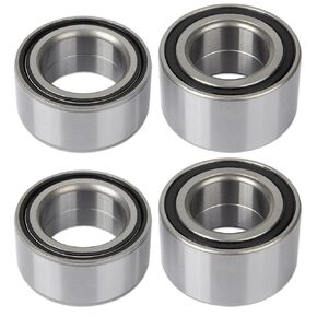 RANSOTO 3514699 3514635 Front and Rear Wheel Bearings Compatible with Polaris Ranger RZR S 800/800/800 XP 2010-2014, 900 Crew/Diesel 900/900 XP 2012-2015, Replaces 3585502 3514627