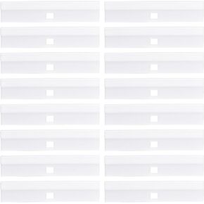 24pcs Vertical Blind Repair Vane Savers, Plastics Vertical Blind Repair Tabs, Vertical Blind Repair Clips for Vertical Blinds Replacement Slats, White