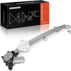 A-Premium Electric Power Window Regulator with Motor Compatible with Honda Accord 2008 2009 2010 2011 2012, Sedan 4-Door, Front Right Passenger Side, Replaces 72210TA0A11, 72210TA0A12
