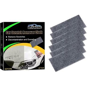 6 PCS Car Scratch Remover Cloth, 2024 New Magic Cleaning Cloth Scratch Remover for Vehicles Car Paint Deep Scratches Repair