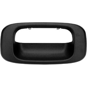 IRONTEK Black Tailgate Handle Bezel Replacement Fit 99-07 for Chevy Silverado and GMC Sierra, Also Fits 1500, 2500, 3500 HD Pickup Truck, Silverado, GMC Tailgate Handle Bezel