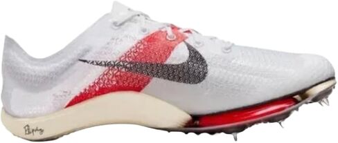 Nike Air Zoom Victory EK Eluid Kipchoge Track Field Spikes أبيض أحمر للرجال FJ0668-100 (FJ0668-100، نظام مقاسات الأحذية الأمريكية، للبالغين، الرجال، رقمي، متوسط، 8) in Saudi Arabia