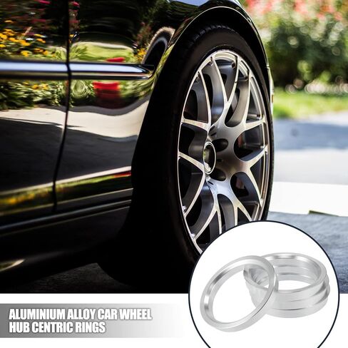 X AUTOHAUX 4 قطعة OD 71.5 مللي متر إلى ID 64.1 مللي متر سيارة من سبيكة الألومنيوم محور مركزي خواتم عجلة تتحمل مركز فاصل in Saudi Arabia