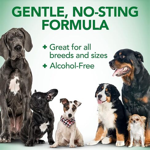 Vet's Best Dog Ear Cleaner Kit - Multi-Symptom Ear Relief - Wash & Dry Treatment - Alcohol-free in Kuwait