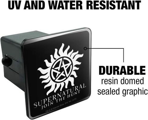Supernatural Anti Possession Symbol Tow Trailer Hitch Cover Plug Insert in Saudi Arabia