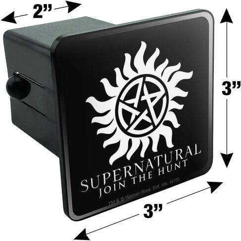 Supernatural Anti Possession Symbol Tow Trailer Hitch Cover Plug Insert in Saudi Arabia