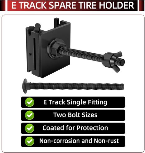 حامل الإطارات الاحتياطية E Track للمقطورات المغلقة، وملحقات المسار E، وحامل الإطارات الاحتياطية للشاحنات والكراجات والمستودعات وSemis، حامل العجلة الاحتياطية المحدثة ذات التركيب الفردي in Kuwait