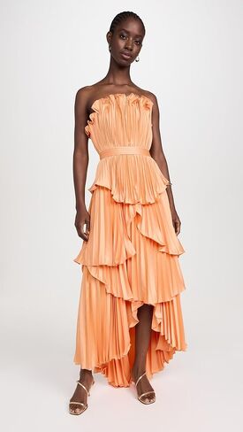 AMUR Women's Janey Tiered Shell Midi Dress in Saudi Arabia