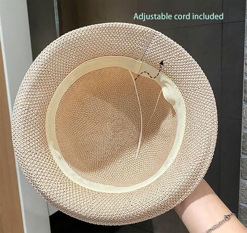 1920s Cloche Bucket-Hat-for-Women - Summer-Spring Church Derby-Hats Felt-Fedora Bowler-Hats for Cocktail Tea Party Wedding Beige in Kuwait