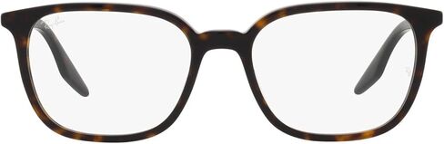 Ray-Ban RX5406F Low Bridge Fit Square Prescription Eyewear Frames, Transparent/Demo Lens, 54 mm in Saudi Arabia