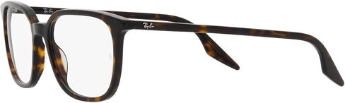 Ray-Ban RX5406F Low Bridge Fit Square Prescription Eyewear Frames, Transparent/Demo Lens, 54 mm in Saudi Arabia