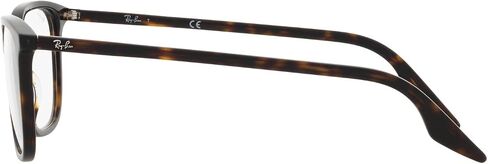 Ray-Ban RX5406F Low Bridge Fit Square Prescription Eyewear Frames, Transparent/Demo Lens, 54 mm in Saudi Arabia