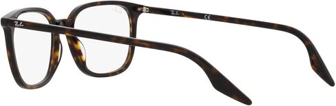 Ray-Ban RX5406F Low Bridge Fit Square Prescription Eyewear Frames, Transparent/Demo Lens, 54 mm in Saudi Arabia