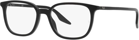 Ray-Ban RX5406F Low Bridge Fit Square Prescription Eyewear Frames, Transparent/Demo Lens, 54 mm in Saudi Arabia
