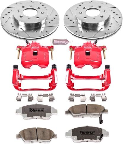 Power Stop KC696-26 Front Z26 Street Warrior Brake Kit Honda in Saudi Arabia