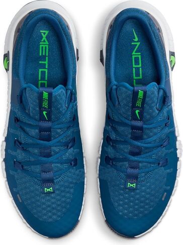 Nike Free Metcon 5 Men's Workout Shoes (DV3949-401, Court Blue/Thunder Blue/Platinum Tint) Size 11 in Saudi Arabia
