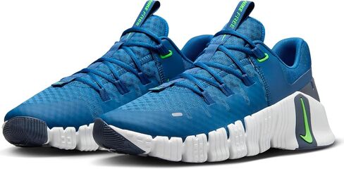 Nike Free Metcon 5 Men's Workout Shoes (DV3949-401, Court Blue/Thunder Blue/Platinum Tint) Size 11 in Saudi Arabia