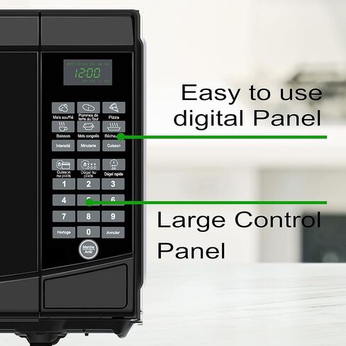 Igloo IRF32BK6A 3.2 Cu.Ft. Single Door Compact Refrigerator with Freezer, Slide Out Glass Shelf, Perfect for Homes, Offices, Dorms & RCA RMW733-BLACK RMW733 0.7 Cu. Ft. Microwave, Black in Kuwait