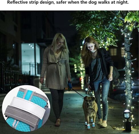 Dog Boots for Large Dogs, Medium Dogs and paw Guards for Snowy Winters, hot Summer Roads, Waterproof Rainy Days, Outdoor Walking, and Non-Slip Indoor Hard Surfaces 4 Pieces in Kuwait
