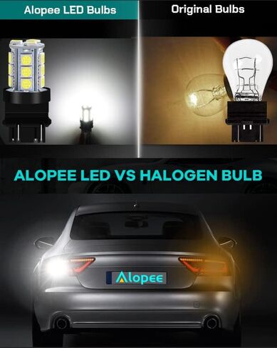 Alopee Non Polarity 10 Pack 4114 Led Daytime Running Light White 4114 Led Bulb DC 12V for 3156 3157 3157a Tail Brake Light Bulb Turn Signal Bulb in Saudi Arabia
