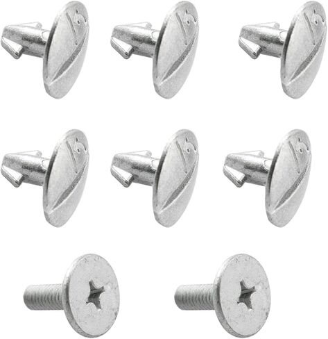 المسمار السفلي لغطاء المحرك DZS ELEC 8 قطع دبابيس غطاء الوصول إلى محرك الرادياتير ومسامير الغطاء السفلي، مشبك الوصول لـ CRV Civic Accord Acura ILX، RLX وTLX 90674-TY2-A01 in Kuwait