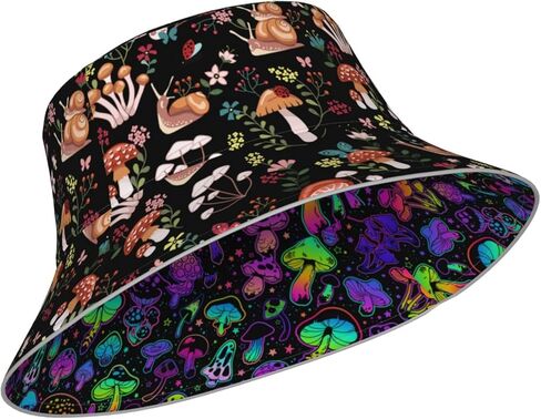 Hat Reversible Fisherman Hats Double Sided Wearing for Women Men Boys Girls in Saudi Arabia