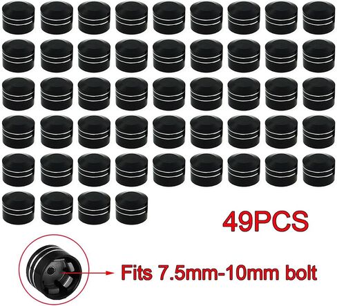 Motorcycle Aluminum Engine Bolt Caps Cover For Harley Touring Street Glide FLHX FLHR Parts (Chrome) in Saudi Arabia