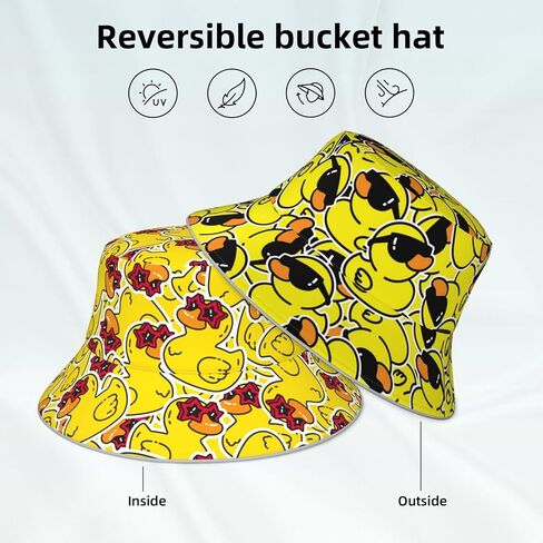 Hat Reversible Fisherman Hats Double Sided Wearing for Women Men Boys Girls in Saudi Arabia