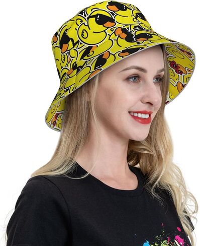Bucket Hat Hat Reversible Fisherman Hats Double Sided Wearing Women Men in Saudi Arabia