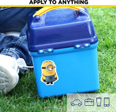 ملصقات سيارات Despicable Me Minions - مجموعة من 9 ملصقات بوب ستيوارت كيفن لشاحنة وزجاجة مياه وخوذة الدراجة والكمبيوتر المحمول ولوح التزلج - ملصقات فينيل مقاومة للماء في الهواء الطلق in Kuwait