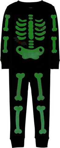 Carter's Boys' 2 Piece Glow-in-The-Dark Snug Fit Cotton Halloween PJS in Saudi Arabia
