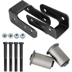 WFLNHB Pair Rear Leaf Spring Shackle Kit Replacement for Chevy Blazer S10 GMC Jimmy S15