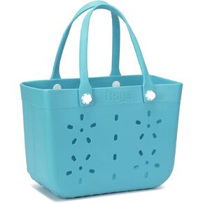 Asge Rubber Beach Bag Waterproof Sandproof Large Beach Tote - Durable, Non-slip, And Easy-to-Clean
