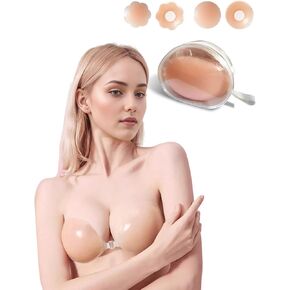 Strapless Sticky Bra for Women Invisible Bras for Backless Sticky Bar Push Up Invisible Bra