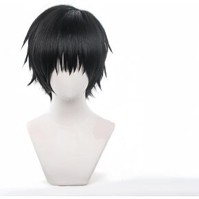 Anime JJK Cosplay Wig Maki Zenin Straight Green Ponytail Cosplay Wig Hallween Christmas Party Wigs for Women in Kuwait