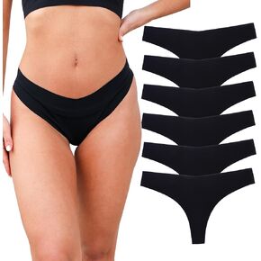 Women Bikini Thongs Seamless Underwear for Women Breathable Stretch Panties