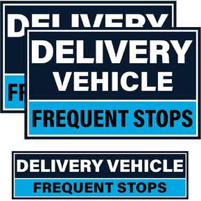 3 Pack Heavy Duty Flex Driver Car Door Magnets, Flex Driver Car Signs for Amazon Drivers, Uber Eats, Grubhub, Doordash, Instacart Delivery Drivers 2(11"×7") 1(11"×3")