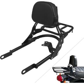 Backrest Sissy Bar Rear Luggage Rack Replacement for Triumph Bonneville T100 T120 2017-2022 Motorcycle Rear Passenger Backrest with Handle Grab Rail Bar