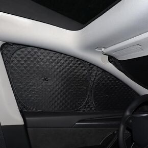 Window Sunshade for Model Y, Customized Camping Privacy Car Sunshade for Tesla Model Y 2020-2024 All Window Front and Rear Windshield Side Window Car Interior Accessories Outdoor Camping