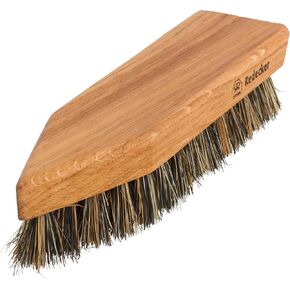 Redecker Coconut and Tampico Fiber Shoe Dirt Brush with Oiled Oakwood Handle, 7-1/2-Inches