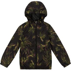 SNOW DREAMS Boys Waterproof Rain Jacket Windbreaker Lightweight Coat Kids Raincoat Outerwear