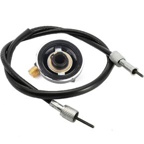 Gy6 Tao Tao Moped Speedometer Cable 12mm Speedometer Drive Gear with 39.4in 100cm Cable For GY6 50cc 150cc Scooter Speedometer Cable