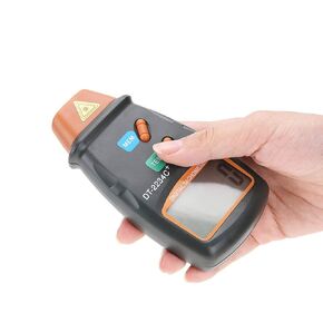 Tach, LCD Tachometer, Measuring Range from 2.5Rpm to 99999 RPM, High Resolution of 0.1Rpm Or 1Rpm, Digital Tachometer, for Reflective Tape Photo Display