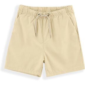 Toddler Boys Shorts Cotton Shorts with Drawstring Casual Elastic Waist Shorts for Boys or Girls 2-7 Years