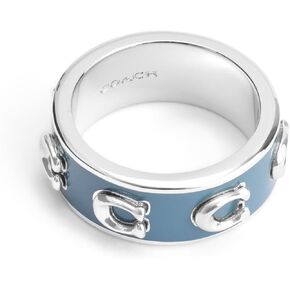 COACH Womens Signature C Enamel Band Ring