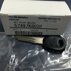 Subaru Genuine OEM Subaru Steel Master Key Blank 57497KG020 Impreza Outback Legacy RS GT SVX NEW