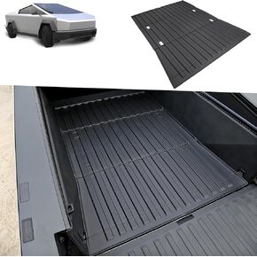 Trunk Bed Mat Set Compatible with Tesla Cybertruck 2024, All Weather TPE Waterproof Pickup Truck Bed Liner for Cybertruck Accessories (Truck Bed Mat+Lower Mat+Frunk Mat)