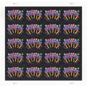 Celebrate 20 x Forever US Postage Stamps