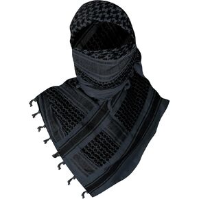 Tactical Military Shemagh Head Neck Scarf 100% Cotton Desert Arab Kafiya Keffiyeh Wrap for Men and Women