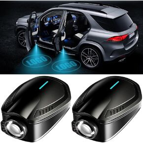 Car Door Lights,Door Lights Logo Projector Rechargeable,Car Door Projector Lights,HD Car Welcome Light for Cars Use at Night 2pcs. (for Blue Horse)